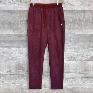Fabletics The Fundamental Pant Mens M Merlot Static Performance Taper Stretch